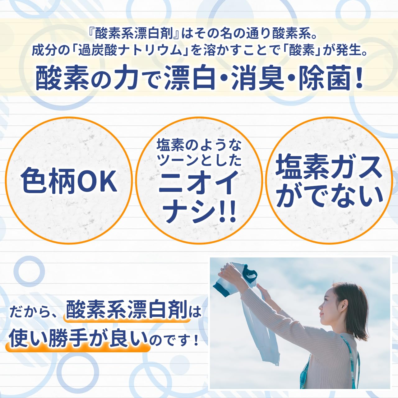 Amazon | NICHIGA(ニチガ) 酸素系漂白剤 24kg〈Oxygen bleach〉過炭酸